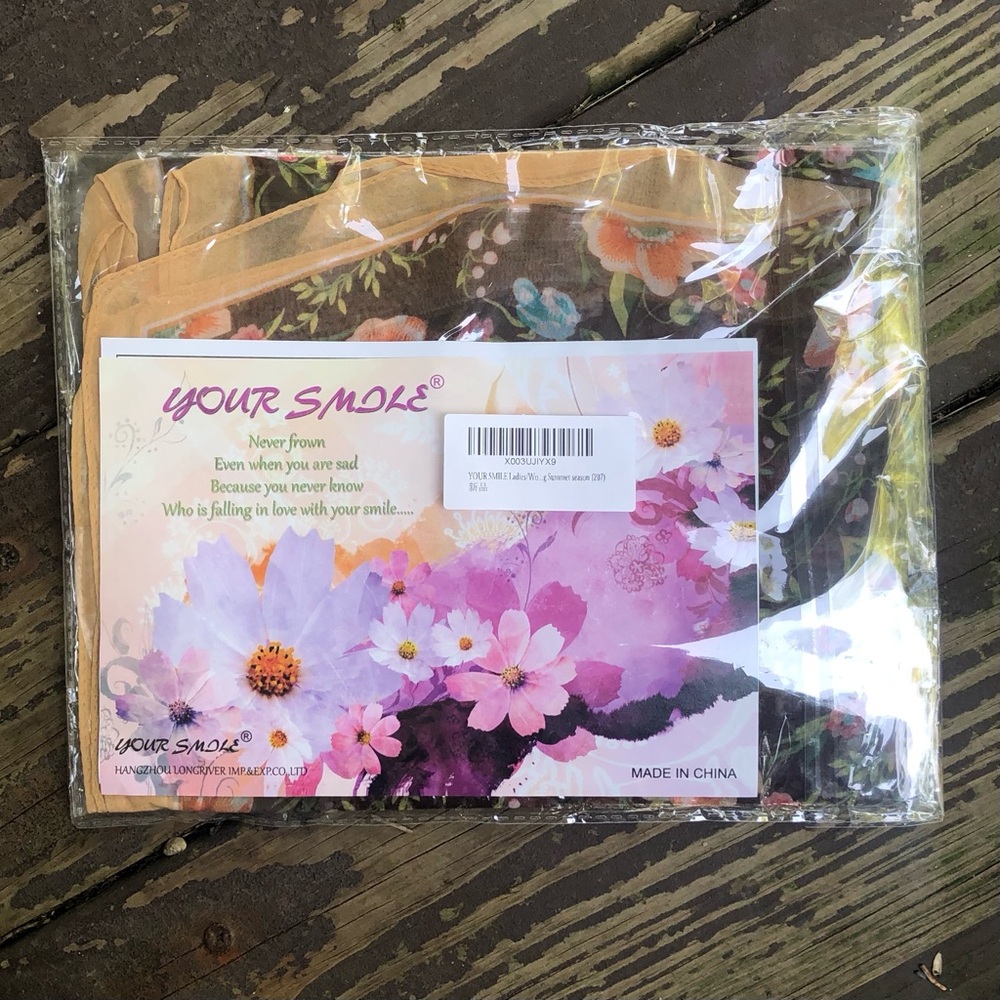 NWT Floral Scarf